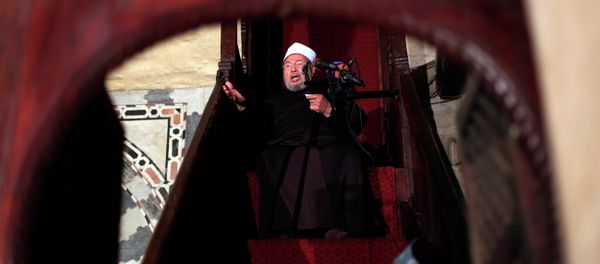 The Union’s chairman Youssef al-Qaradawi said the inclusion was not based on legal, logical or rational analysis. The Union’s chairman Youssef al-Qaradawi said the inclusion was not based on legal, logical or rational analysis. - Sputnik International