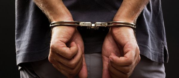 Detainee in handcuffs Detainee in handcuffs - Sputnik International