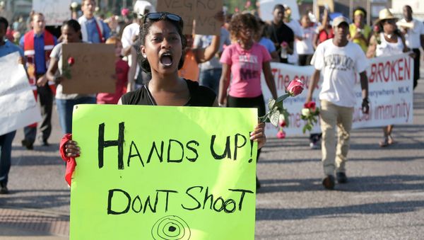 Police in Ferguson make arrests ahead of grand jury decision on whether to indict police officer. Police in Ferguson make arrests ahead of grand jury decision on whether to indict police officer. - Sputnik International