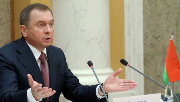 Foreign Minister of Belarus Vladimir Makei believes the world is on the verge of a new Cold War because of the Ukrainian conflict. Foreign Minister of Belarus Vladimir Makei believes the world is on the verge of a new Cold War because of the Ukrainian conflict. - Sputnik International