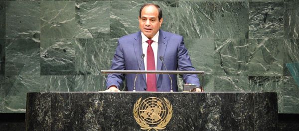 Egyptian President Abdel Fattah Al Sisi speaks during the general debate of the 69th session of the United Nations General Assembly - Sputnik International