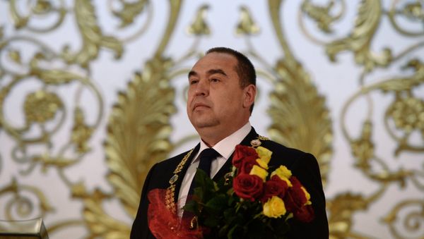 Igor Plotnitsky inaugurated official Head of Luhansk People's Republic Igor Plotnitsky inaugurated official Head of Luhansk People's Republic - Sputnik International
