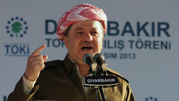Iraqi Kurdish leader Masoud Barzani - Sputnik International