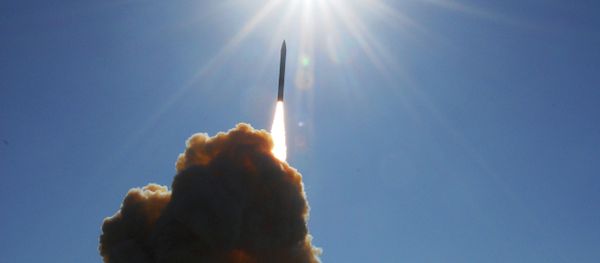 A Ground-Based Interceptor is shown shortly after liftoff from Vandenberg Air Force Base, Calif., on Friday, Dec. 5, 2008 - Sputnik International