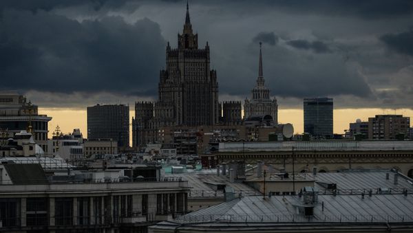 View of Russian Ministry of Foreign Affairs building, one of the Stalinist 'Seven Sisters' - Sputnik International