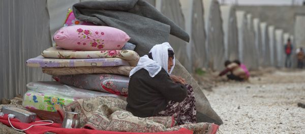 A Syrian Kurdish refugee woman - Sputnik International