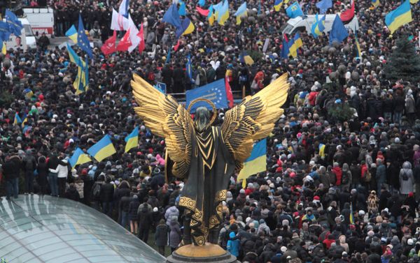 Rally to support Ukraine's EU integration Rally to support Ukraine's EU integration - Sputnik International