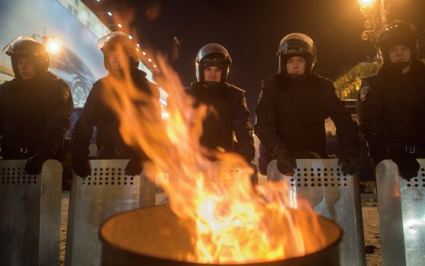 Rally by supporters of Ukraine's European integration on Independence Square in Kiev Rally by supporters of Ukraine's European integration on Independence Square in Kiev - Sputnik International