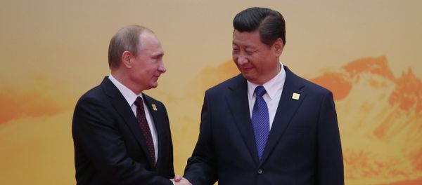 November 11, 2014. Russian President Vladimir Putin, left, and Chinese President Xi Jinping November 11, 2014. Russian President Vladimir Putin, left, and Chinese President Xi Jinping - Sputnik International