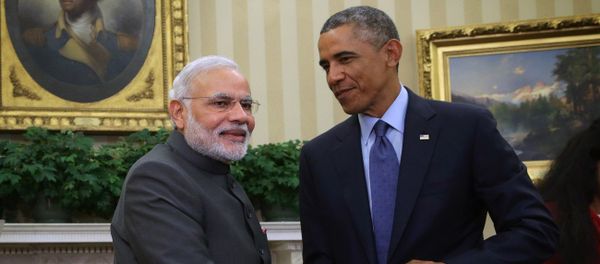United States President Barack Obama meets with Indian Prime Minister Narendra Modi United States President Barack Obama meets with Indian Prime Minister Narendra Modi - Sputnik International