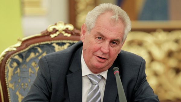 Czech President Milos Zeman Czech President Milos Zeman - Sputnik International