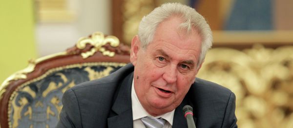 Czech President Milos Zeman Czech President Milos Zeman - Sputnik International