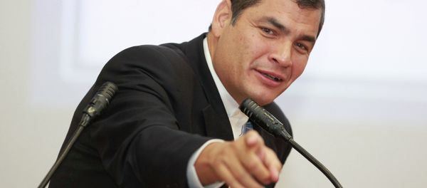 Ecuador President Rafael Correa Ecuador President Rafael Correa - Sputnik International