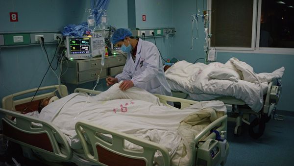 Injured people receive medical treatment at a hospital in Kangding County, Sichuan province, China - Sputnik International