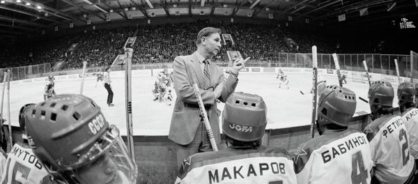 A Hockey Legend: Viktor Tikhonov's Life in Pictures A Hockey Legend: Viktor Tikhonov's Life in Pictures - Sputnik International