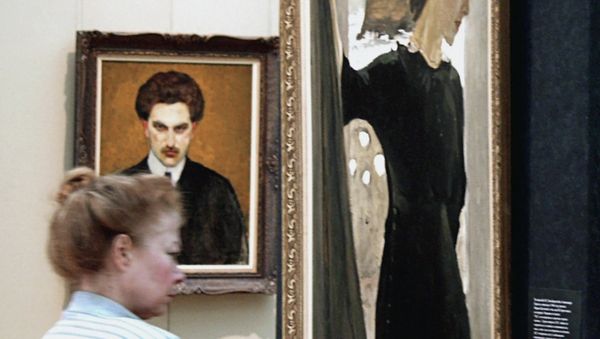 Valentin Serov's painting Portrait of Maria Zetlin - Sputnik International