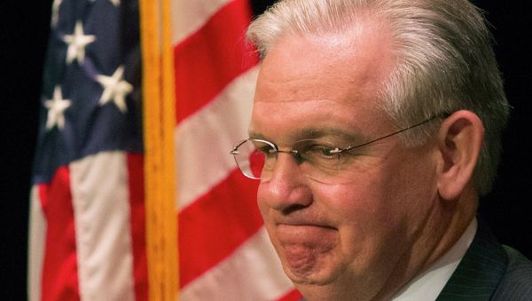 Missouri Governor Jay Nixon is photographed while introducing the Ferguson Commission in St. Louis, Missouri - Sputnik International
