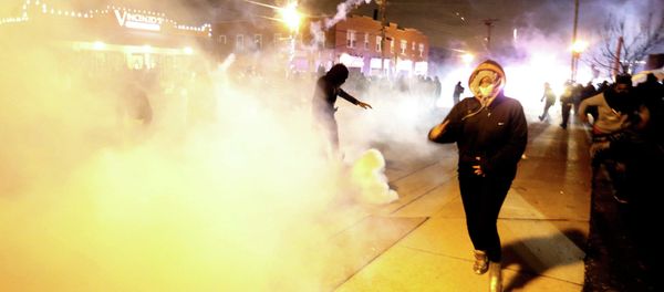 The ongoing protests in the St. Louis suburb of Ferguson, Missouri are now considered an unlawful assembly and those refusing to leave will be detained, St. Louis County Police Department said early Wednesday. The ongoing protests in the St. Louis suburb of Ferguson, Missouri are now considered an unlawful assembly and those refusing to leave will be detained, St. Louis County Police Department said early Wednesday. - Sputnik International