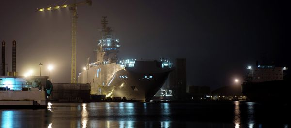 The STX Europe shipyard in Saint-Nazaire The STX Europe shipyard in Saint-Nazaire - Sputnik International