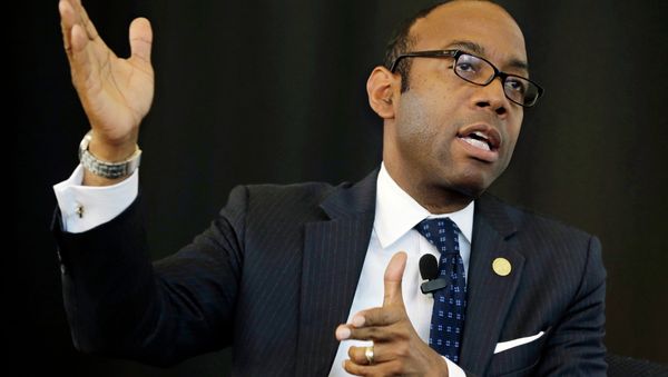 Cornell William Brooks, President and CEO of the NAACP, speaks during an introduction for New Start New Jersey, that will be exploring new ways to create jobs and improve the state's quality of life, at NJIT in Newark, NJ, Monday, Nov. 10, 2014. - Sputnik International