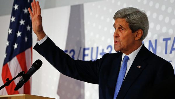 US Secretary of State John Kerry and Swiss President Didier Burkhalter will discuss the role of the Organization for Security and Co-operation in Europe (OSCE) in the situation in Ukraine - Sputnik International