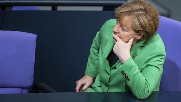 German Chancellor Angela Merkel follows the debate at the lower house of parliament Bundestag in Berlin, November 25, 2014 German Chancellor Angela Merkel follows the debate at the lower house of parliament Bundestag in Berlin, November 25, 2014 - Sputnik International