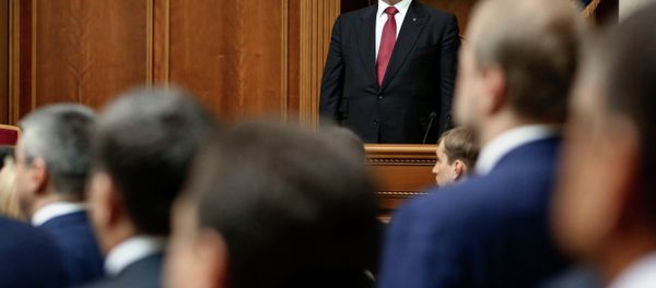 Poroshenko also added that “some militarization” of the society is inevitable in the country. - Sputnik International