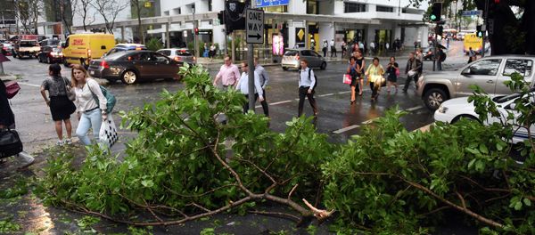 It is considered the worst thunderstorm the country has seen in a decade, with hail reaching size of a tennis ball, according to meteorologists. - Sputnik International