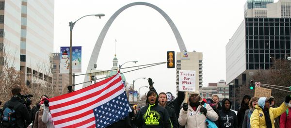 A week-long protest march across Missouri over the killing of unarmed African-American teenager Michael Brown by officer Wilson finished on Friday, with civil rights leader Cornell William Brooks calling for police reforms. A week-long protest march across Missouri over the killing of unarmed African-American teenager Michael Brown by officer Wilson finished on Friday, with civil rights leader Cornell William Brooks calling for police reforms. - Sputnik International