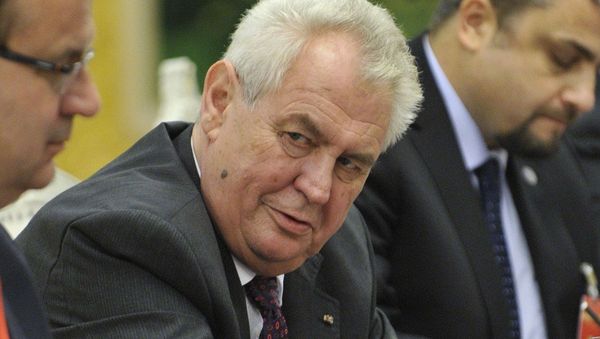 Czech Republic's President Milos Zeman - Sputnik International