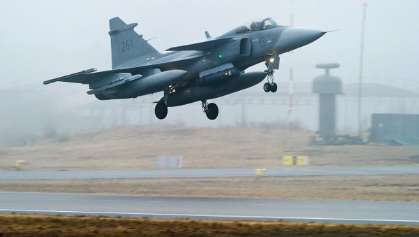Swedish Air Force's JAS 39 Gripen jet fighter aircraft - Sputnik International