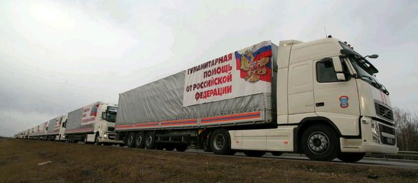 Then eighth humanitarian aid convoy for Donbass driveslong M4 highway Then eighth humanitarian aid convoy for Donbass driveslong M4 highway - Sputnik International
