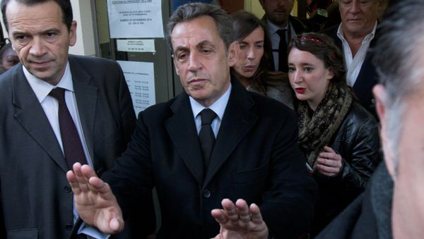 France's former president Nicolas Sarkozy hopes to return to the Elysee palace in 2017, as the head of the Union of a Popular Movement (UMP), a center-right conservative French political party - Sputnik International