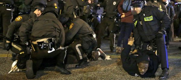 Protesters are taken into custody in Ferguson, Mo. Protesters are taken into custody in Ferguson, Mo. - Sputnik International