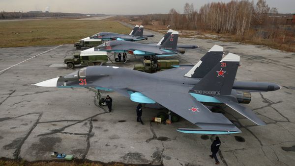 Su-34 Fullback fighter-bomber - Sputnik International