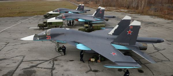 Su-34 Fullback fighter-bomber Su-34 Fullback fighter-bomber - Sputnik International