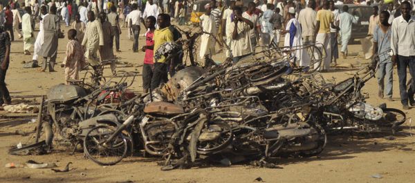 Explosions and gunfire rocked the northern Nigerian city of Damaturu on Monday Explosions and gunfire rocked the northern Nigerian city of Damaturu on Monday - Sputnik International