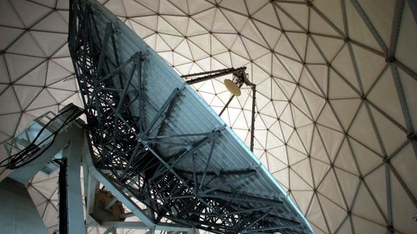 A satellite dish is photographed inside of a receiver, a so-called Radom, at the German Intelligence Agency,BND , facility near the Mangfall barracks in Bad Aibling,, near Munich Germany A satellite dish is photographed inside of a receiver, a so-called Radom, at the German Intelligence Agency,BND , facility near the Mangfall barracks in Bad Aibling,, near Munich Germany - Sputnik International