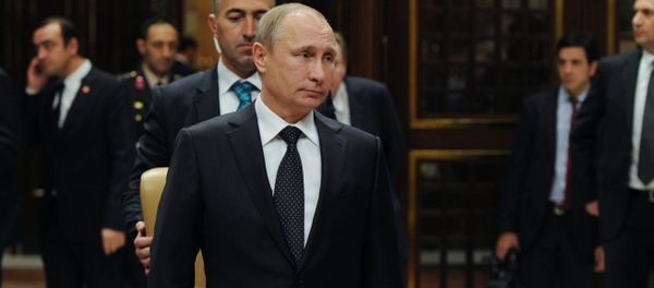 December 1, 2014. Russian President Vladimir Putin takes part in the fifth meeting of the High-Level Russian-Turkish Cooperation Council in Ankara. December 1, 2014. Russian President Vladimir Putin takes part in the fifth meeting of the High-Level Russian-Turkish Cooperation Council in Ankara. - Sputnik International