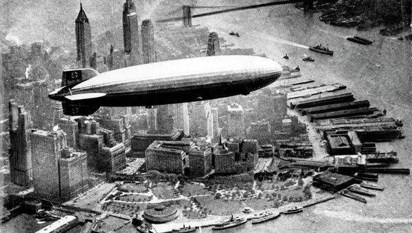 Futuristic Interiors of German WWII Airship Hindenburg - Sputnik International