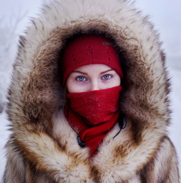 A young student poses for a portrait at a bus station in Yakutsk A young student poses for a portrait at a bus station in Yakutsk - Sputnik International