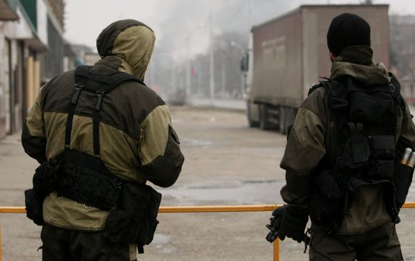 Counter-terrorism operation at Press House in Grozny Counter-terrorism operation at Press House in Grozny - Sputnik International