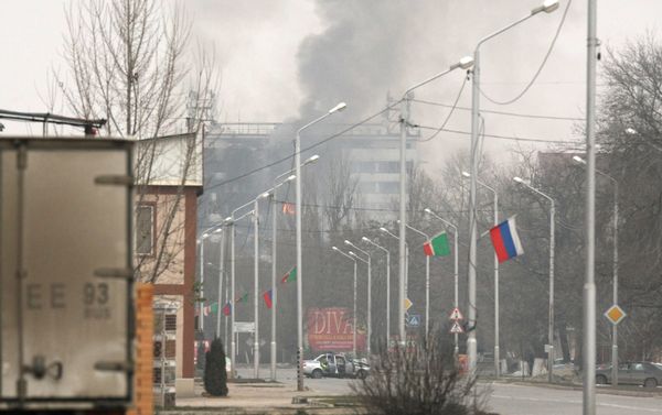 Counter-terrorism operation at Press House in Grozny Counter-terrorism operation at Press House in Grozny - Sputnik International