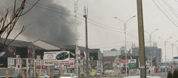 Counter-terrorism operation at Press House in Grozny Counter-terrorism operation at Press House in Grozny - Sputnik International