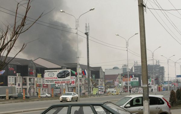 Counter-terrorism operation at Press House in Grozny Counter-terrorism operation at Press House in Grozny - Sputnik International