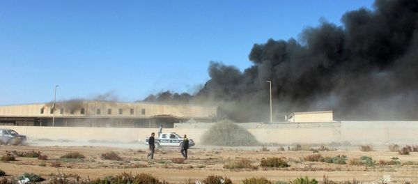 Libya launched a bombing campaign against armed extremist groups in the vicinity of Tripoli International Airport, Libyan Air Force Chief of Staff Saqr Geroushi told Sputnik Thursday. Libya launched a bombing campaign against armed extremist groups in the vicinity of Tripoli International Airport, Libyan Air Force Chief of Staff Saqr Geroushi told Sputnik Thursday. - Sputnik International