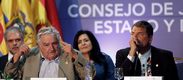 Russian Foreign Ministry officials have been invited to the summit of the Union of South American Nations. Photo: President of Uruguay Jose Mujica (left) and Ecuadorean President Rafael Correa at the UNASUR summit in Guayaquil, Ecuador on Thursday, December 4, 2014. Russian Foreign Ministry officials have been invited to the summit of the Union of South American Nations. Photo: President of Uruguay Jose Mujica (left) and Ecuadorean President Rafael Correa at the UNASUR summit in Guayaquil, Ecuador on Thursday, December 4, 2014. - Sputnik International