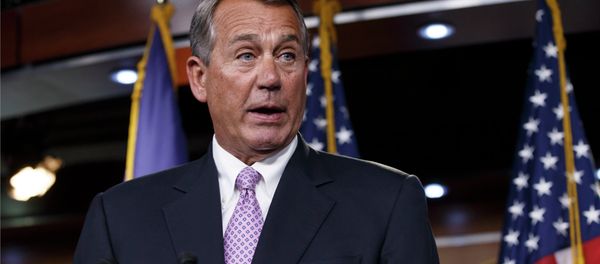 House Speaker John Boehner of Ohio meets with reporters on Capitol Hill in Washington, Thursday, Dec. 4, 2014 - Sputnik International