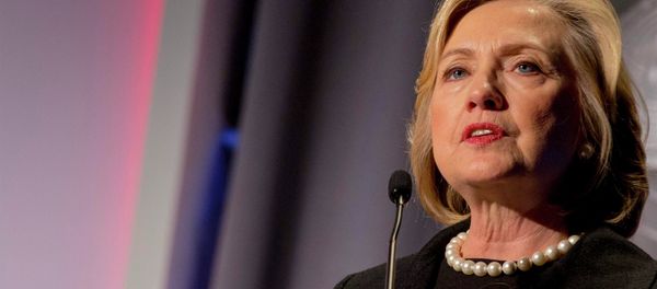 Fifty percent of American voters in a new poll would back Hillary Clinton in the 2016 US Presidential elections, making her the likely front-runner in the race, should she take part, a poll by Wall Street Journal and NBC News released Wednesday found. Fifty percent of American voters in a new poll would back Hillary Clinton in the 2016 US Presidential elections, making her the likely front-runner in the race, should she take part, a poll by Wall Street Journal and NBC News released Wednesday found. - Sputnik International