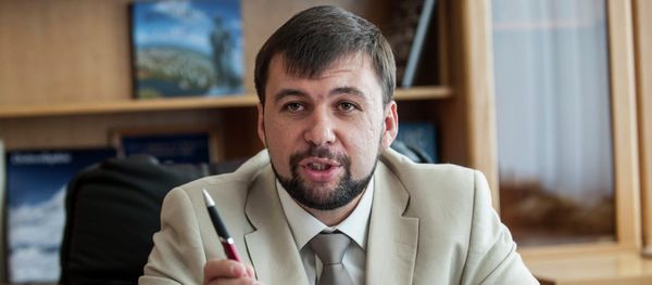 Co-chairman of the National Front of Novorossiya Denis Pushilin - Sputnik International